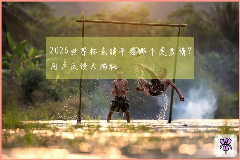 2026世界杯竞猜平台哪个更靠谱？用户反馈大揭秘